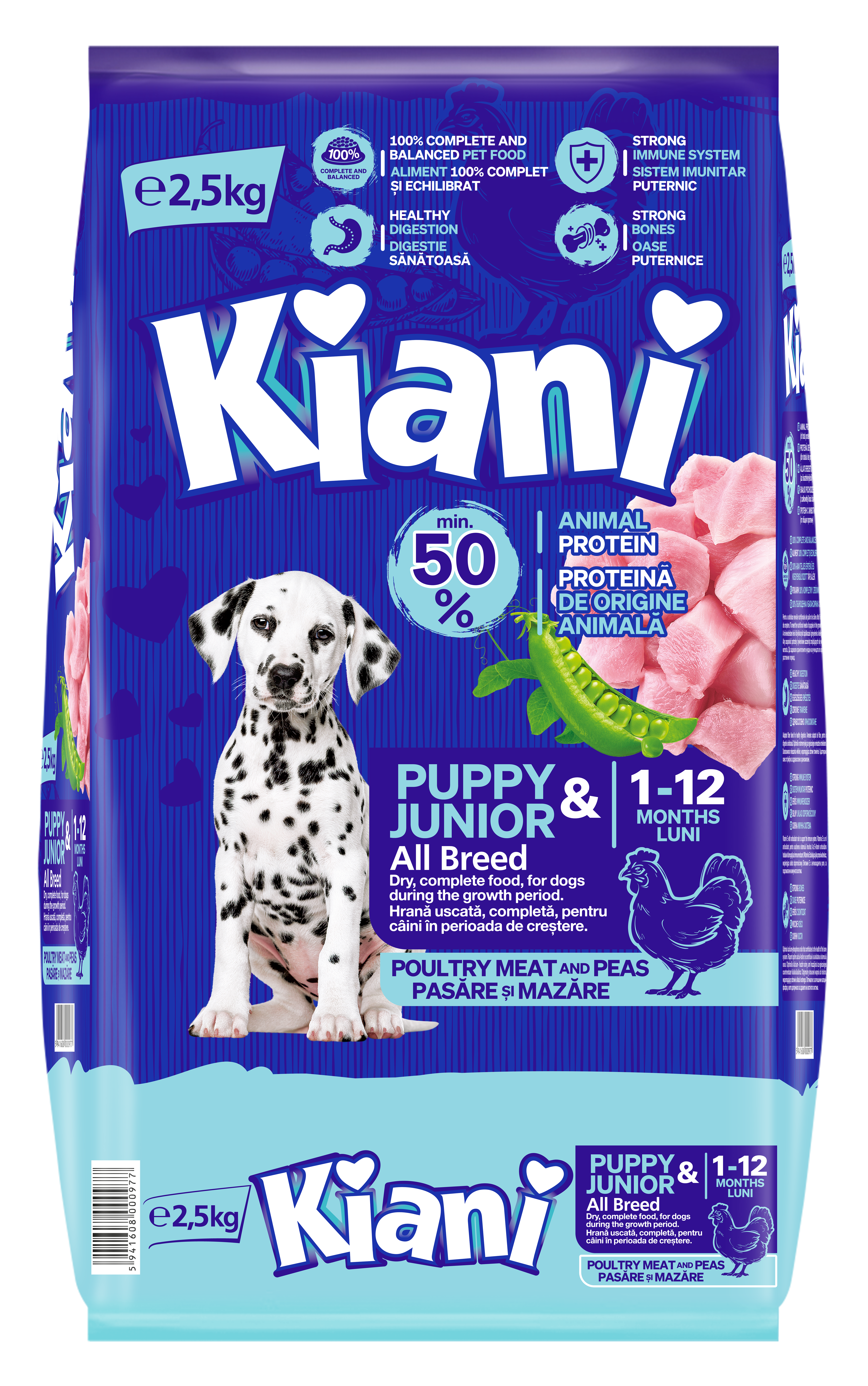 KIANI Puppy & Junior All Breed (1–12 months)